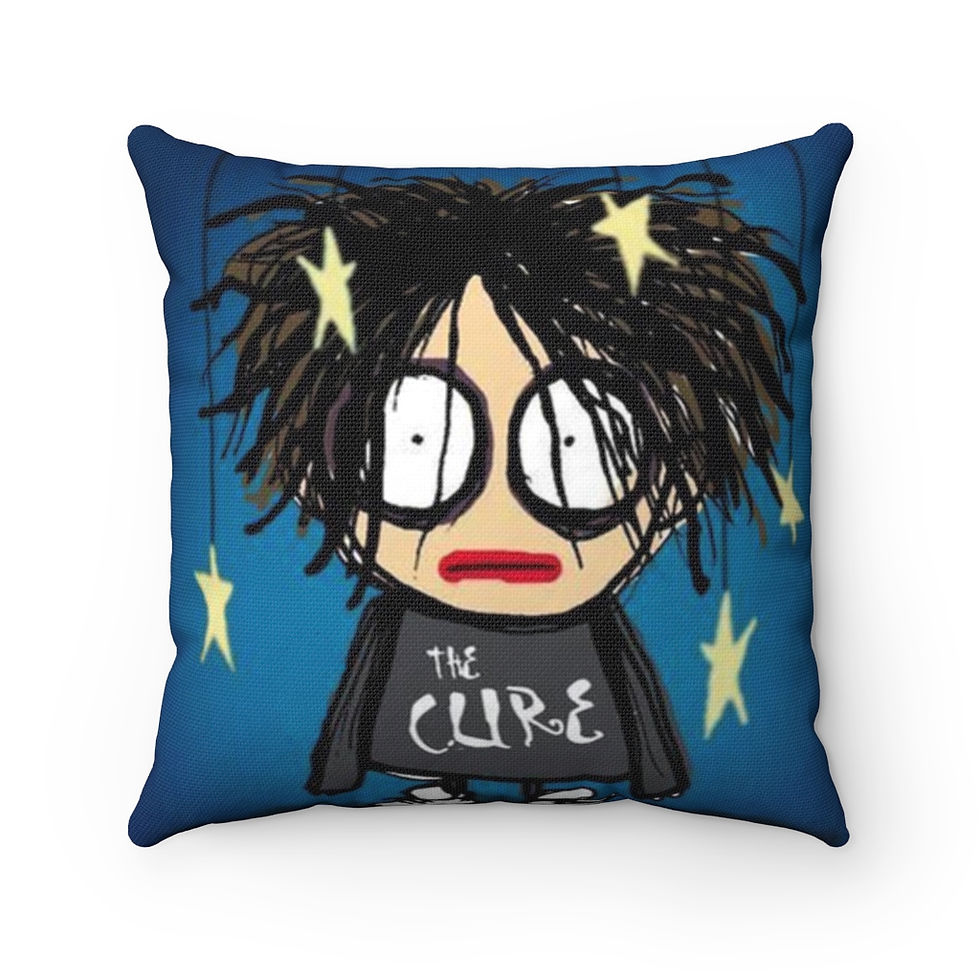 Thumbnail: THE CURE Robert Smith South Park Spun Polyester Square Pillow gift