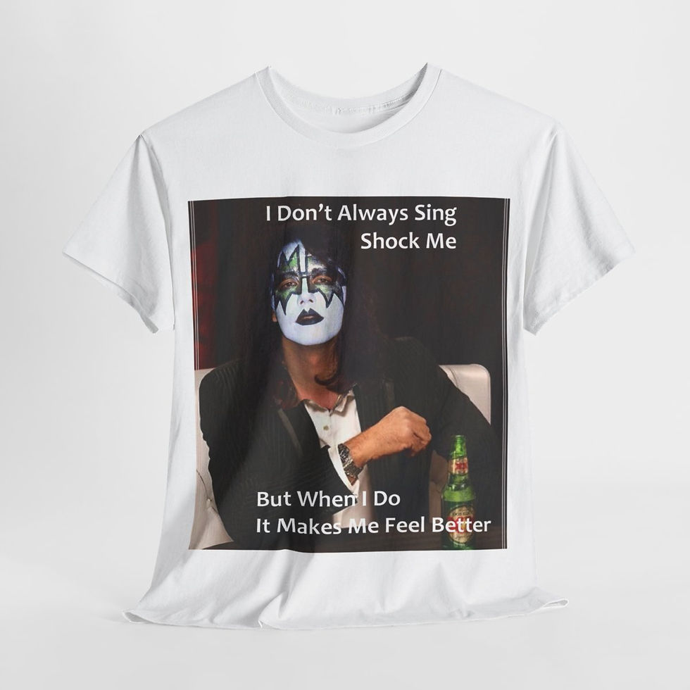 Thumbnail: KISS  Ace Frehley I Don't Always Sing Shock Me Men's Short Sleeve Tee