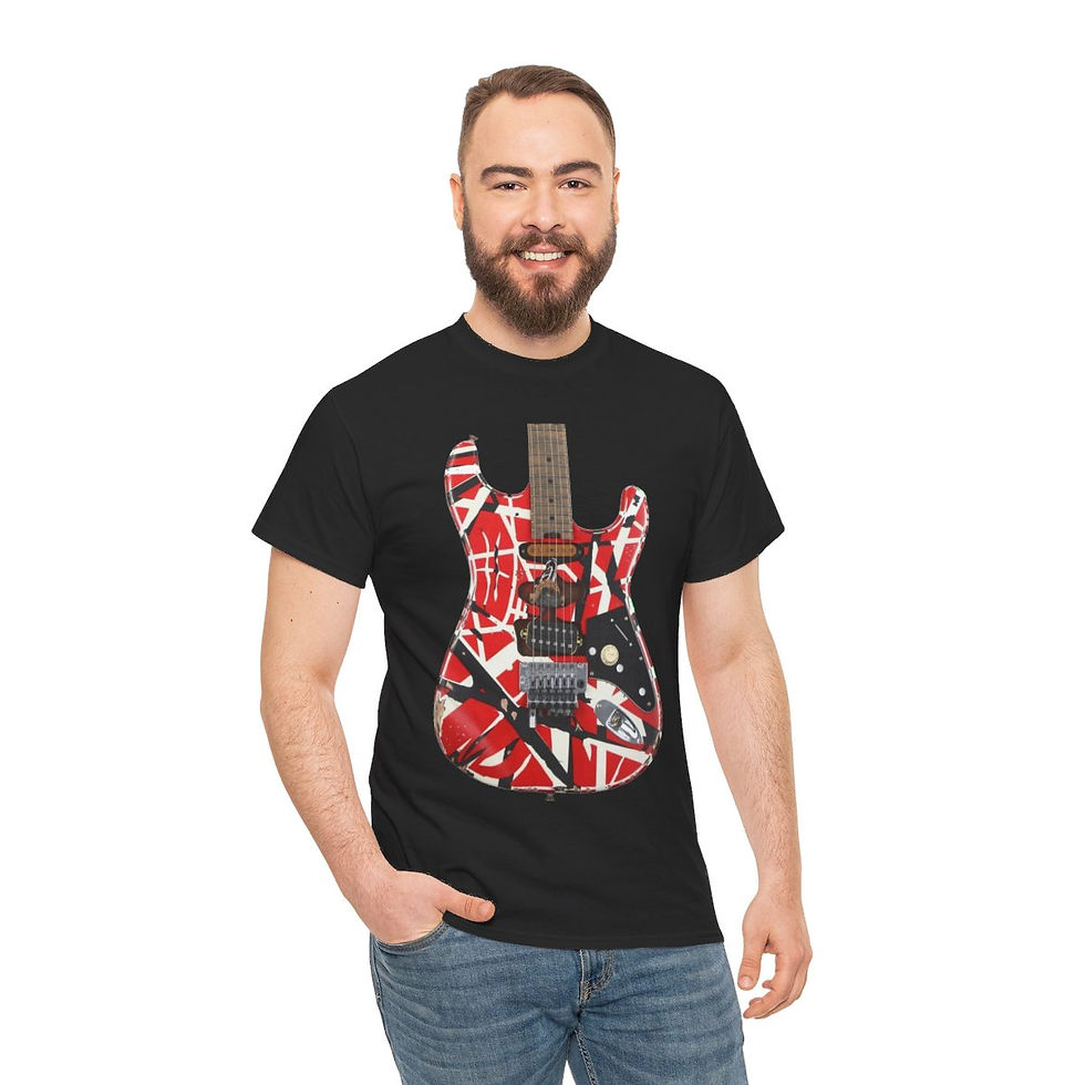 Thumbnail: Eddie Van Halen's Frankenstein Guitar Unisex Short Sleeve Tee
