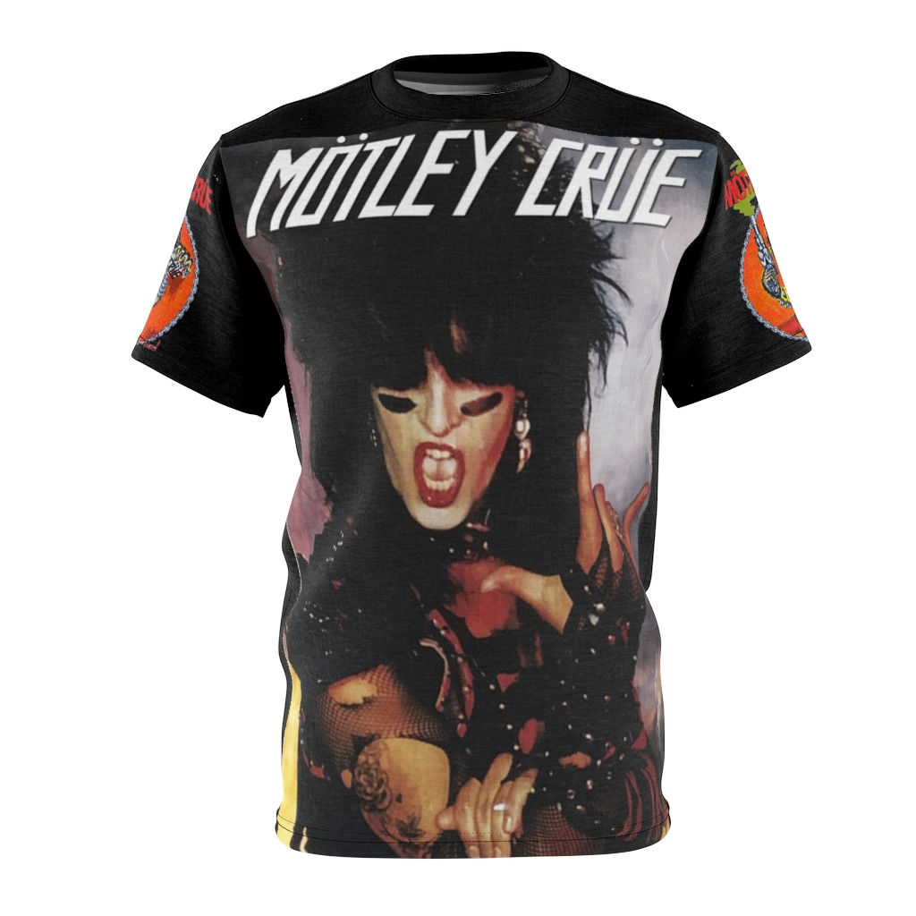 Motley Crue Nikki Sixx  Unisex AOP Cut & Sew Tee