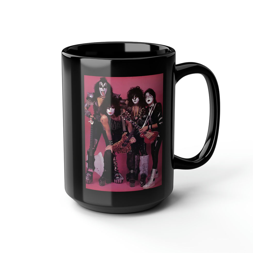 Thumbnail: KISS Creatures era poster Black Mug 15oz