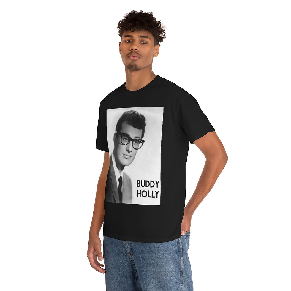 Thumbnail: The Great Buddy Holly  Unisex Heavy Cotton Tee