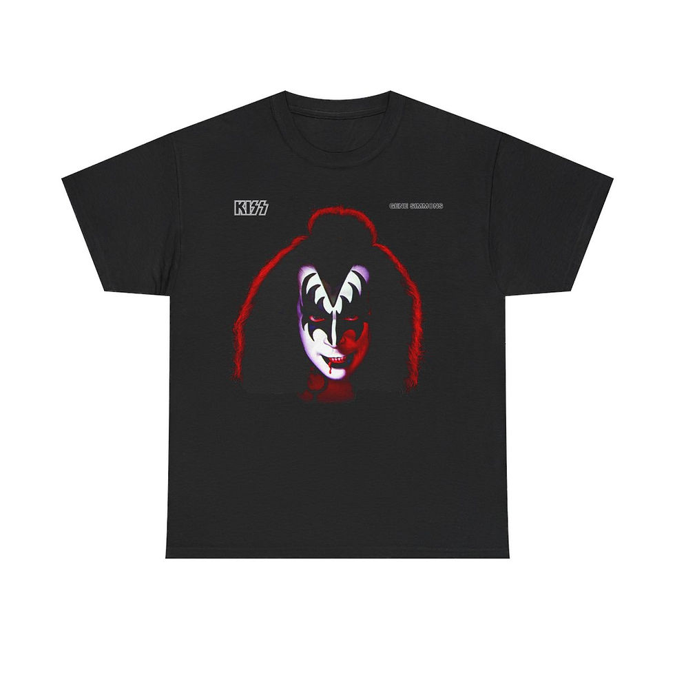 Thumbnail: KISS Gene Simmons Solo LP Cover unisex Short Sleeve Tee