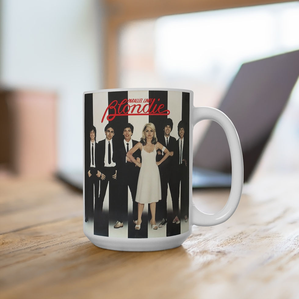 Thumbnail: BLONDIE Parallel Lines whIte  Mug 15oz