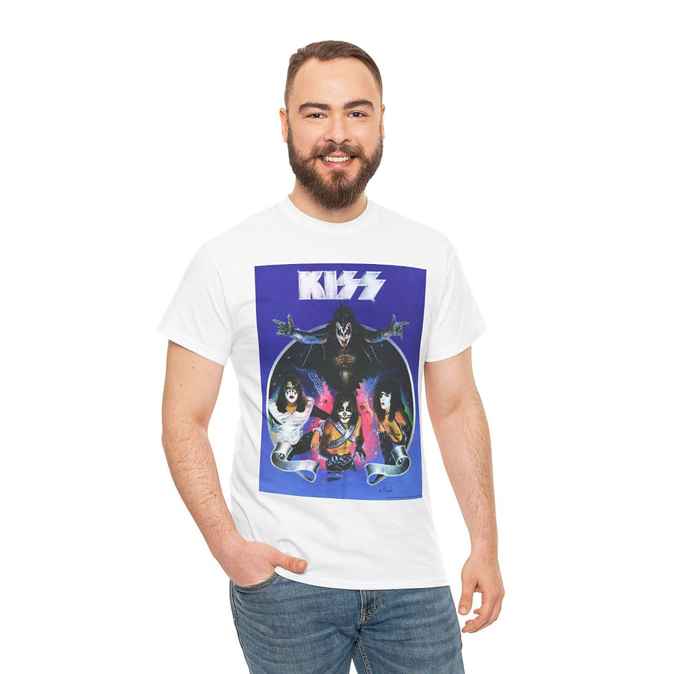Thumbnail: KISS Marvel Comic Poster Men's Short Sleeve Tee