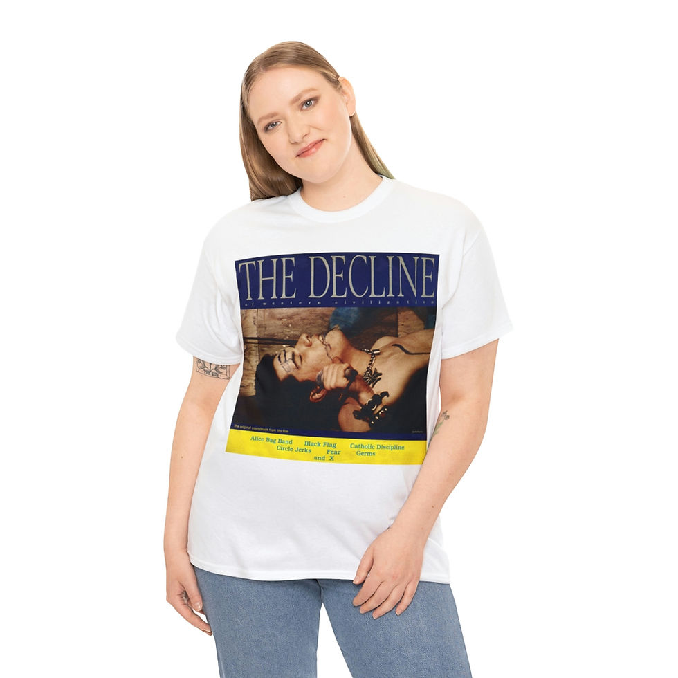 Thumbnail: The Decline of Western Civilization pt 1 Punk Rock Unisex Heavy Cotton Tee