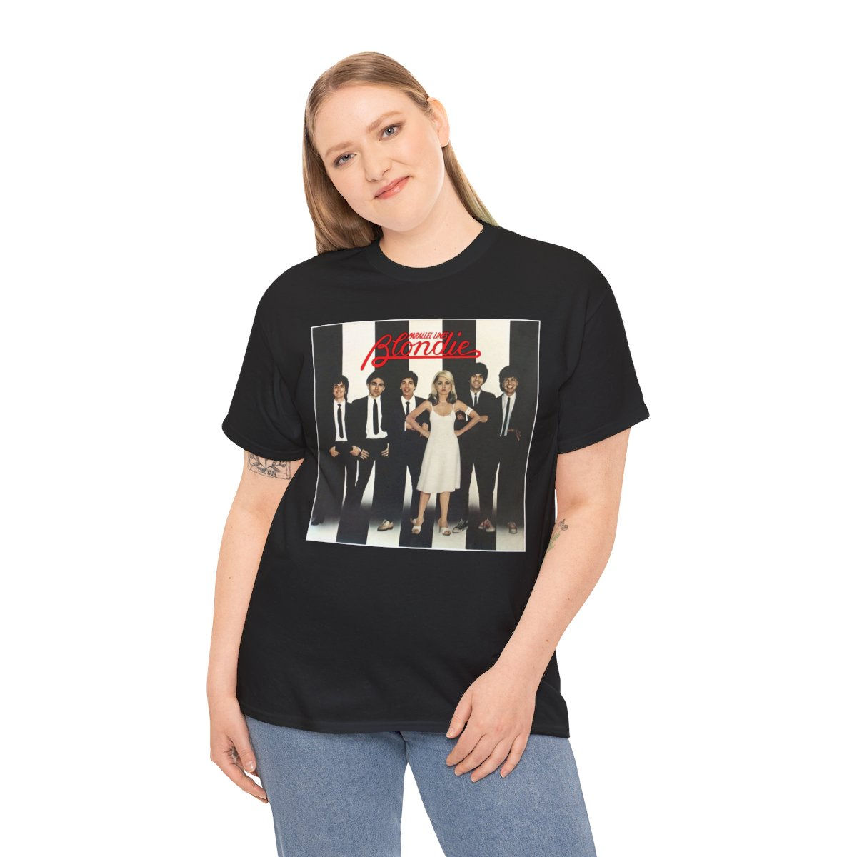 BLONDIE Parallel Lines  Unisex Short Sleeve T Shirt