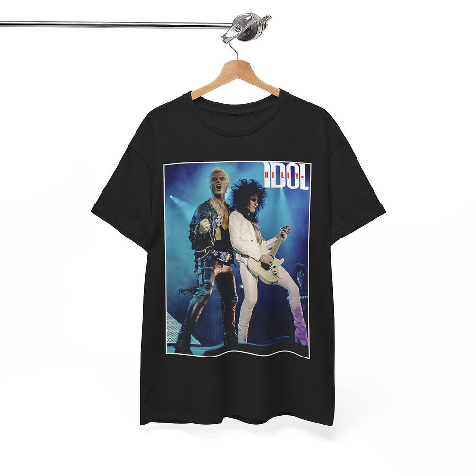 Thumbnail: Billy Idol and Steve Stevens  Unisex Short Sleeve T Shirt