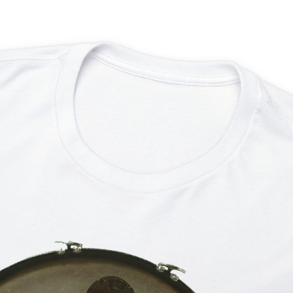 Thumbnail: KISS Peter Criss' Bass Drum from the Early YearsUnisex Heavy Cotton Tee