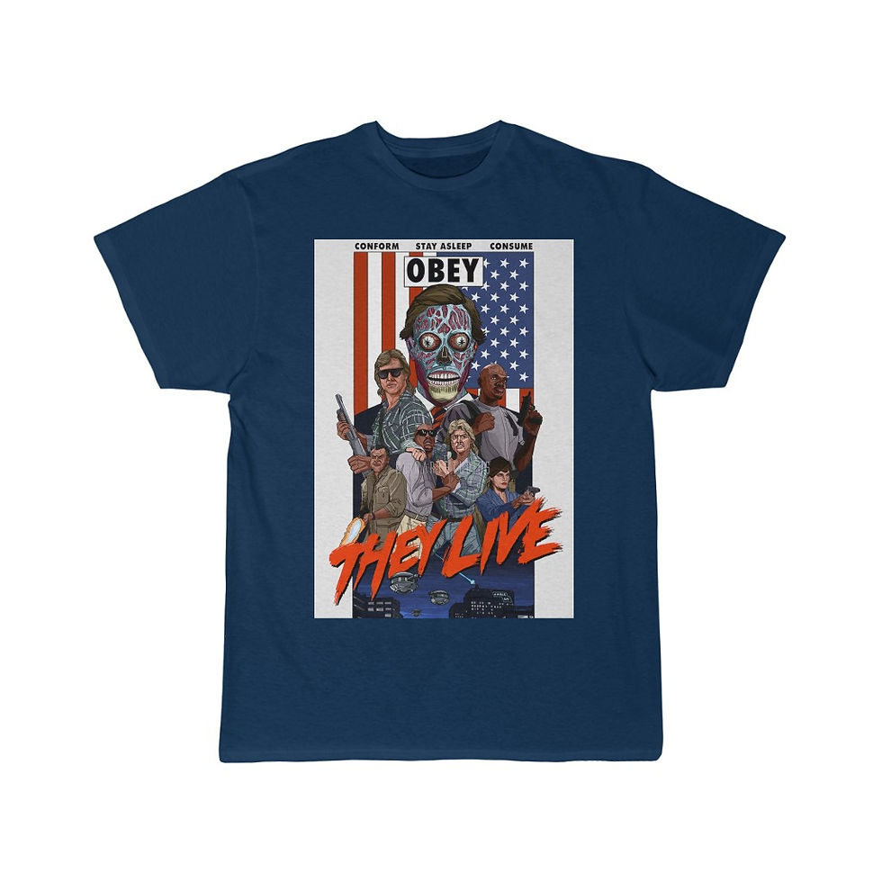 Thumbnail: THEY LIVE Classic Cult Movie Short Sleeve Tee