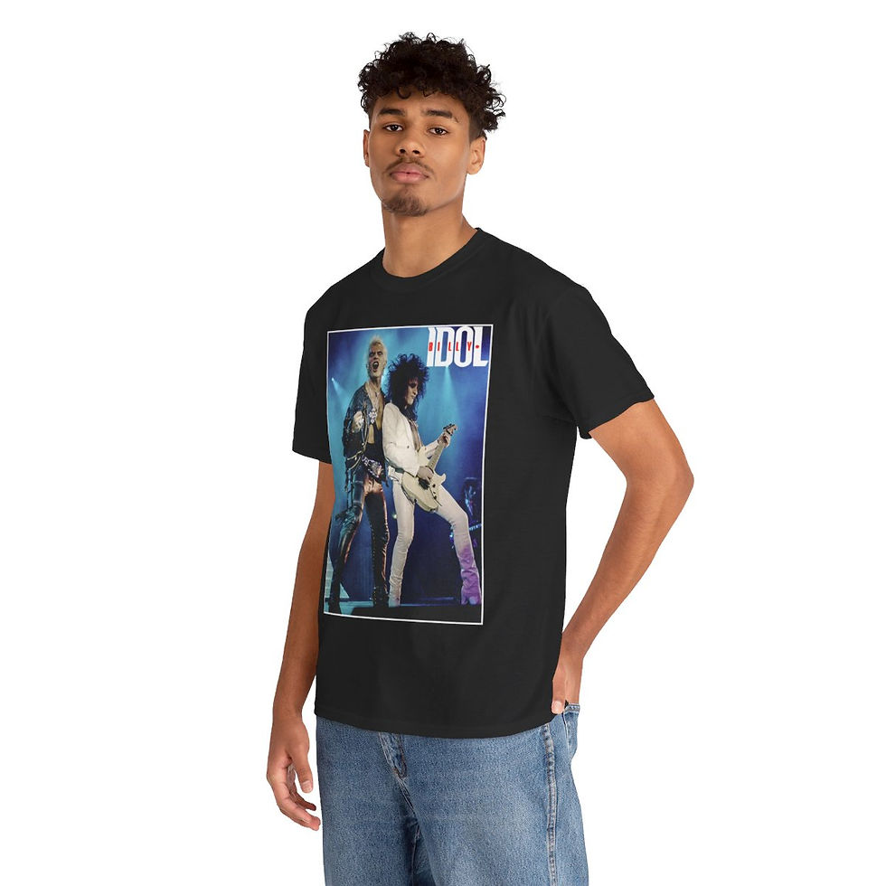 Thumbnail: Billy Idol and Steve Stevens  Unisex Short Sleeve T Shirt