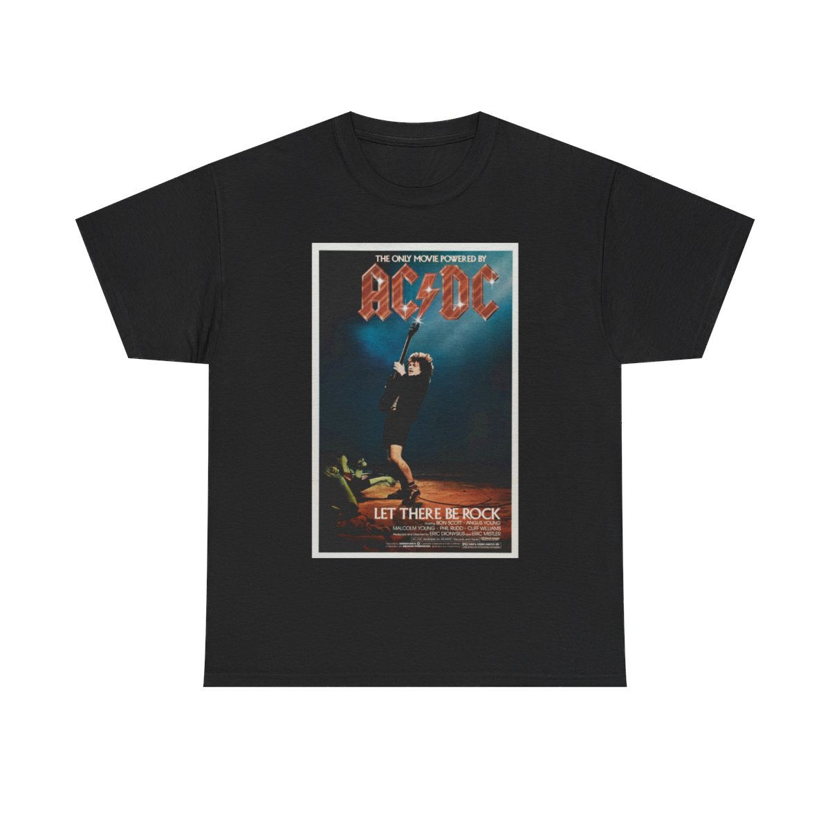 AC DC Let There Be Rock Movie Poster Short Sleeve Tee