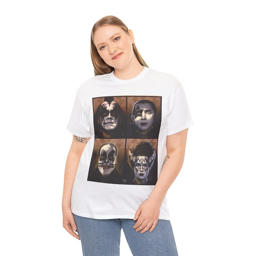 Thumbnail: KISS T Shirt Monsters In Makeup Men's Short Sleeve Tee