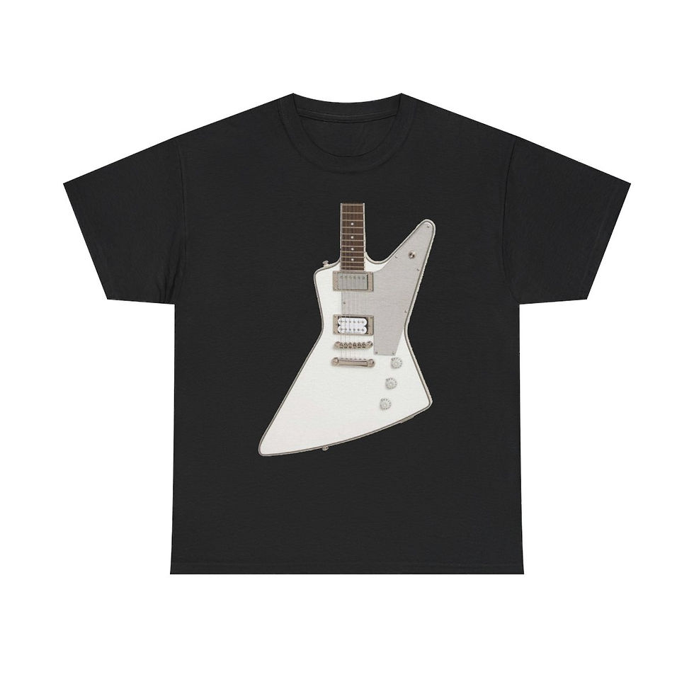 Thumbnail: KISS Tommy  Thayer's Gibson Explorer Guitar Short Sleeve Tee T Shirt