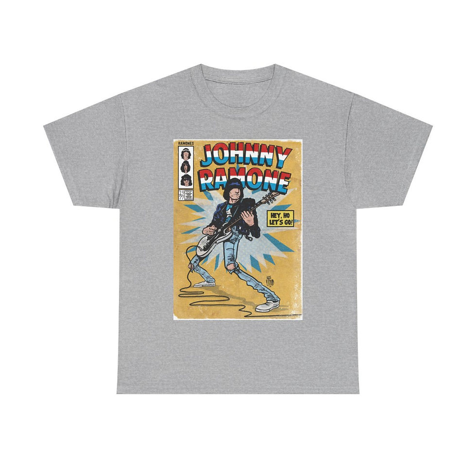 Thumbnail: The Amazing Johnny Ramone of The Ramones Men's Short Sleeve T Shirt