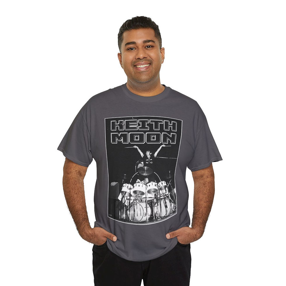 Thumbnail: The Who's Keith Moon on the drums Short Sleeve Tee