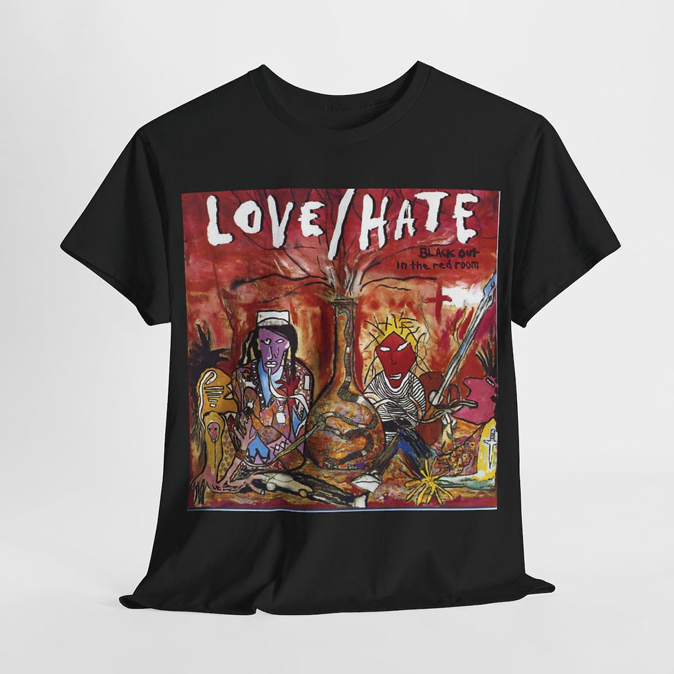 Thumbnail: Love Hate Unisex Short Sleeve T Shirt
