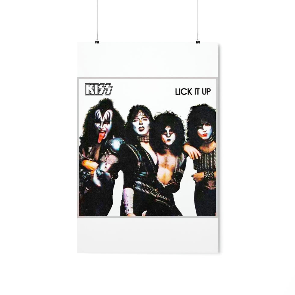 Thumbnail: KISS Lick It Up in Costumes Premium Matte vertical posters