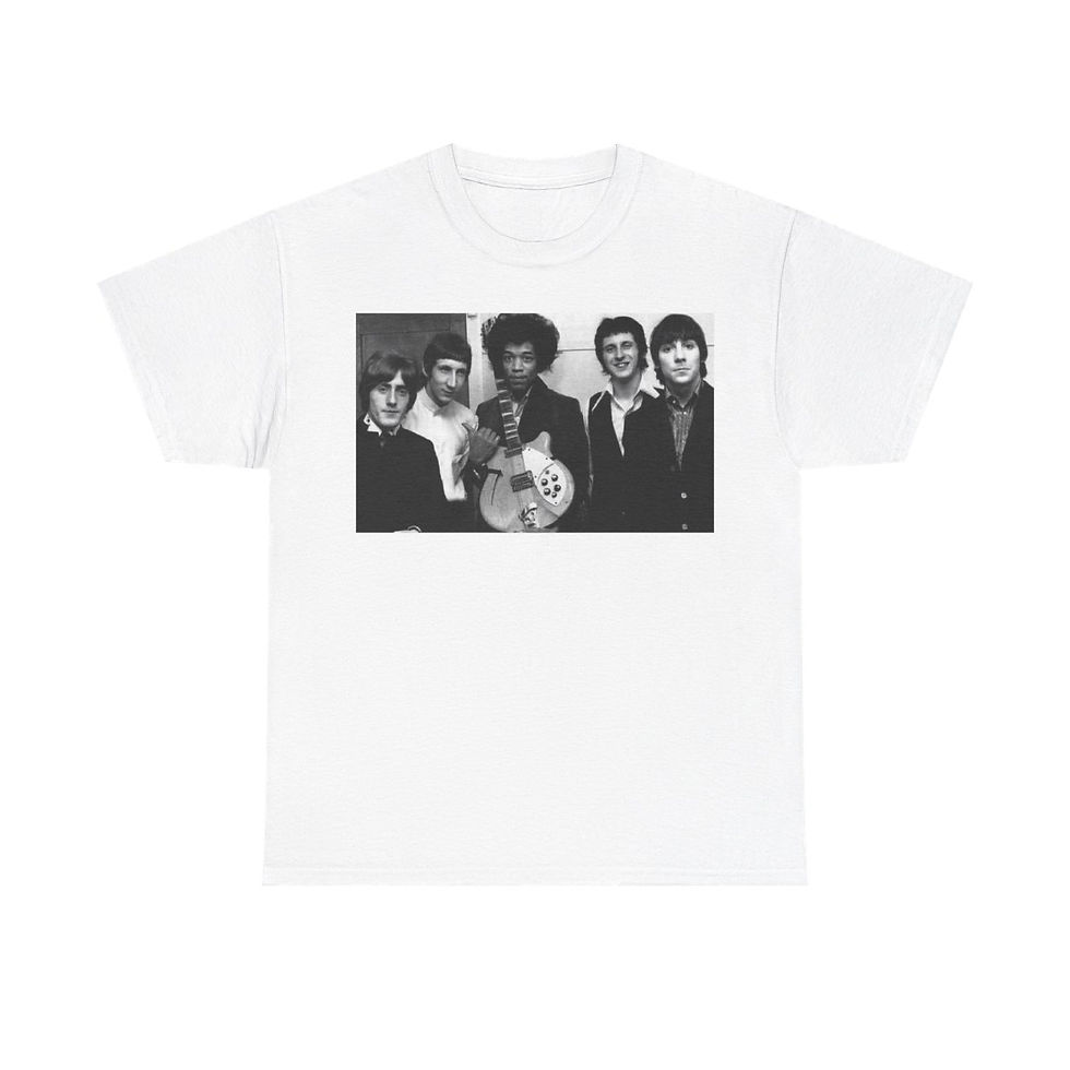 Thumbnail: Jimi Hendrix with The Who 1970 Short Sleeve Tee