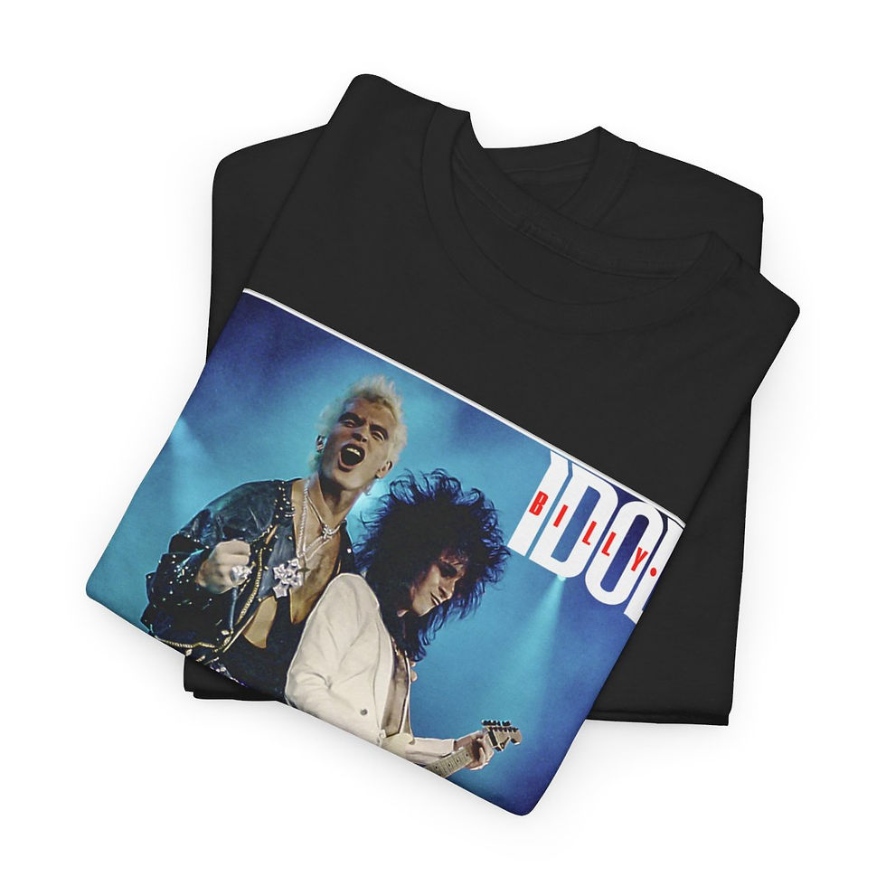 Thumbnail: Billy Idol and Steve Stevens  Unisex Short Sleeve T Shirt