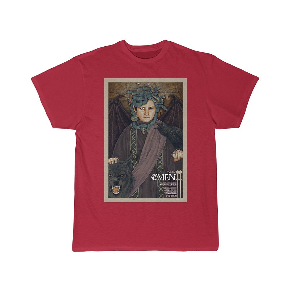 Thumbnail: Damian The Omen 2 the wall Poster Short Sleeve Tee