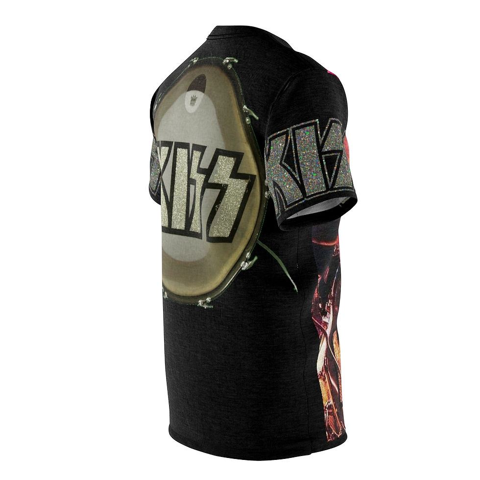 Thumbnail: KISS Peter Criss on the Drums  Unisex AOP Cut & Sew Tee
