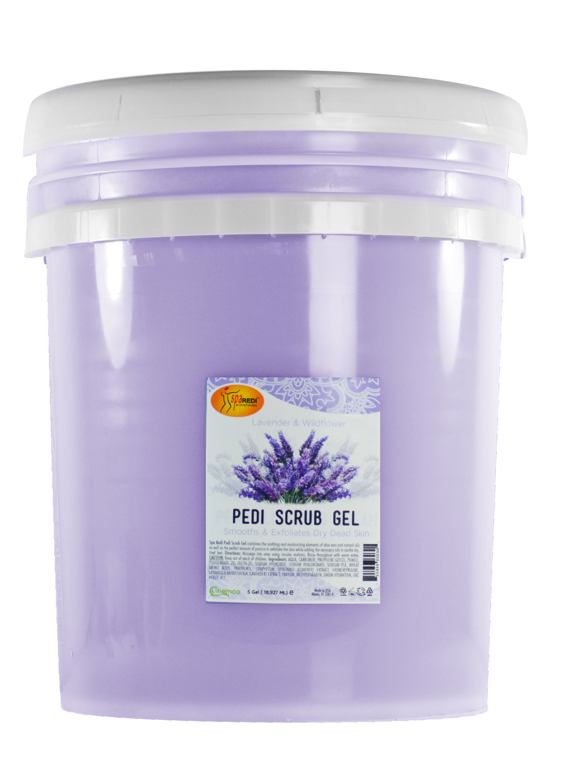 Wildflower & Lavender Pedi Scrub Gel (5gal bucket)