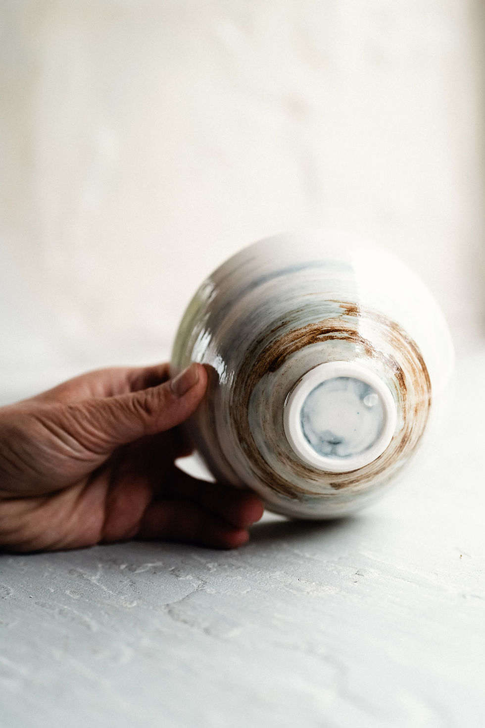 Thumbnail: Porcelain landscape noodle bowls