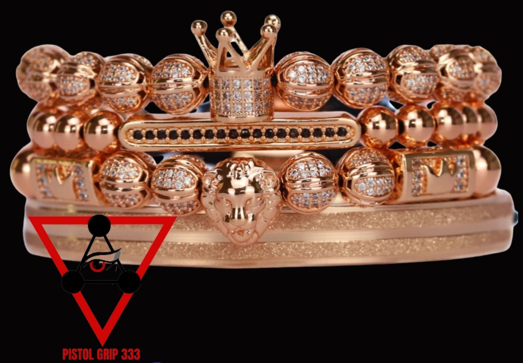 Rose Gold Luxury Royal Lion Bracelet