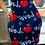 Thumbnail: Love Print U - Neck Slim Dress