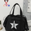 Thumbnail: Vintage Drawstring Star Printed Tote