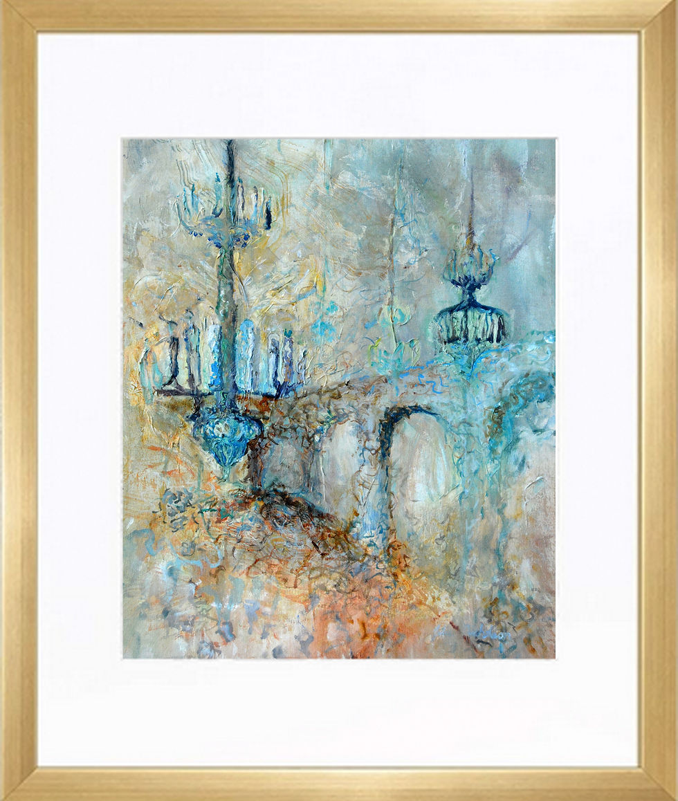 Thumbnail: REKINDLED  CHANDELIERS FINE ART PRINT
