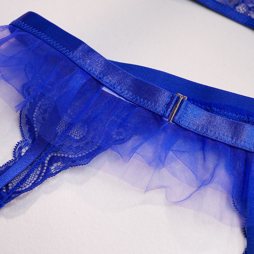Thumbnail: Deep V Transparent Lace Mesh