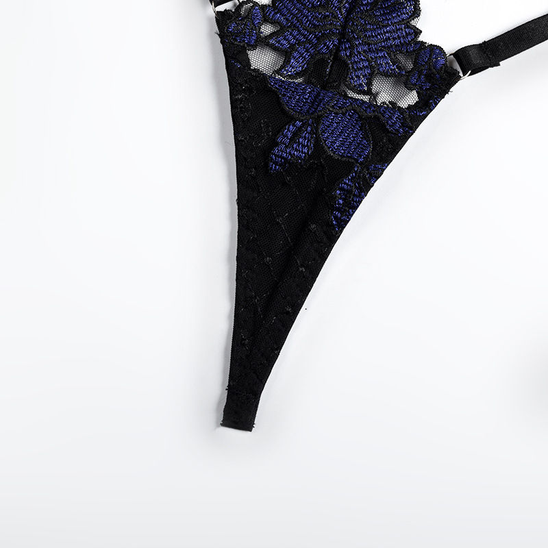 Thumbnail: Copy of Mix Black and Blue Fancy Sensual Luxury Lingerie Style