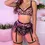 縮圖：New design lace women sexy lingerie red soft underwear  lingerie lady s