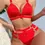 Thumbnail: Sexy Hot Lingerie Luxury Hollow Out Exotic Sets With Garters Half Cup