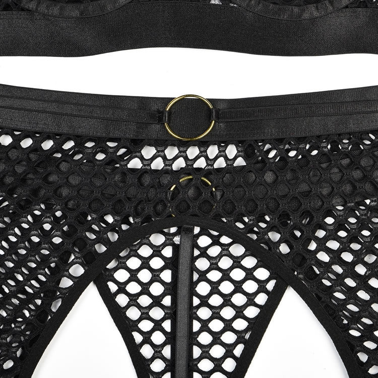 Thumbnail: Forever Fishnet Bra Set