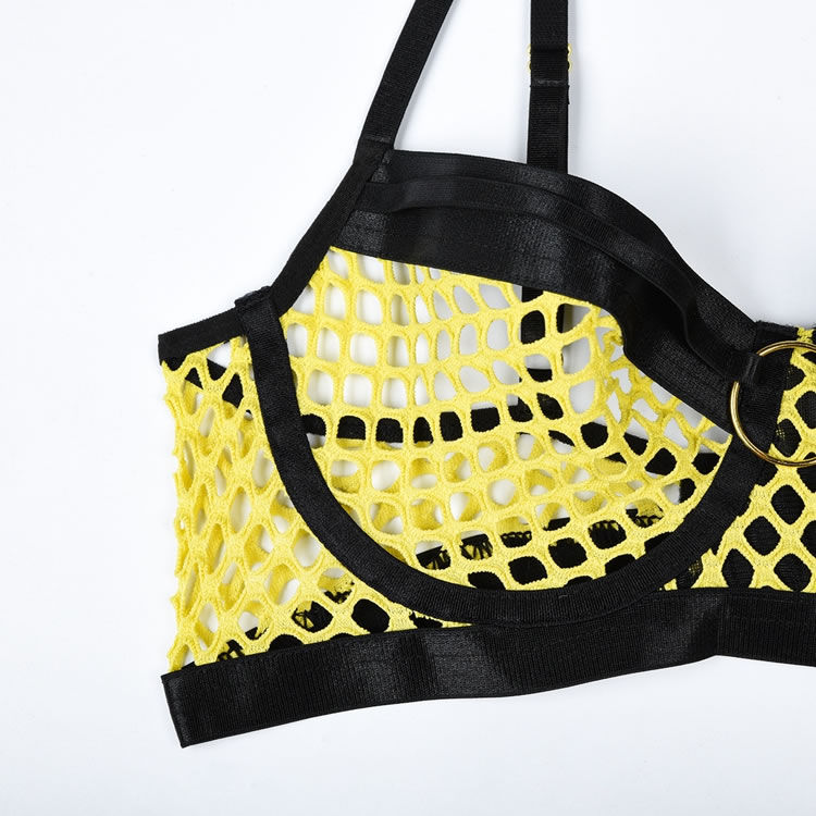 Thumbnail: Mesh With My Emotions Bra Set
