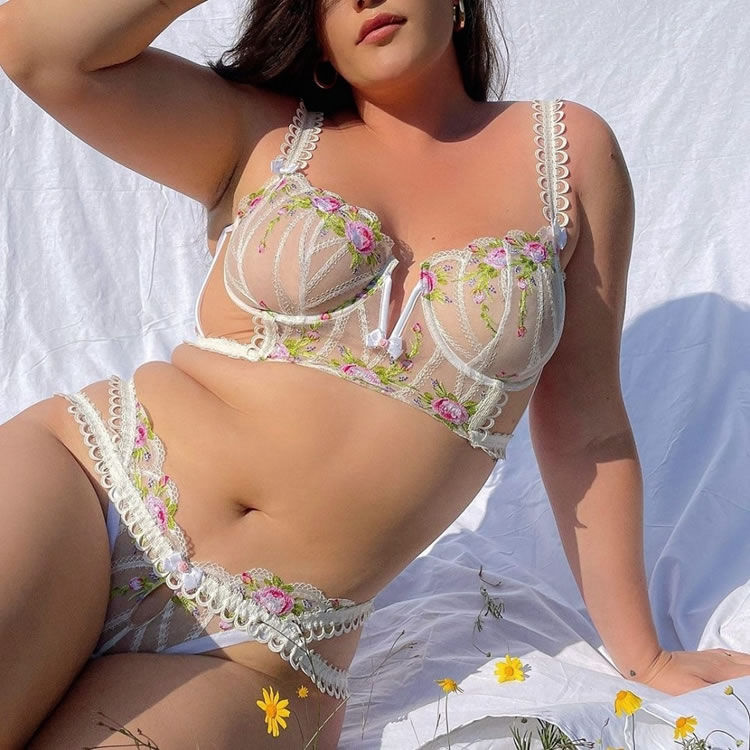 Thumbnail: Kiss of Mesh Bra Set
