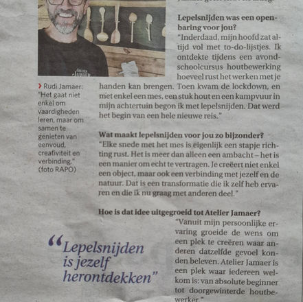 Artikel Zondagskrant 