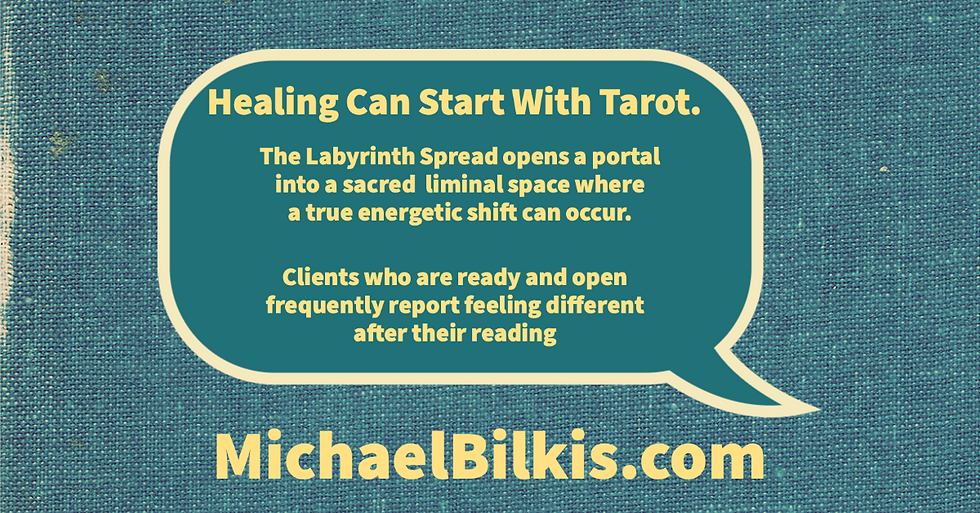 Genuine Energetic Healing with a Labyrinth Tarot Reading
