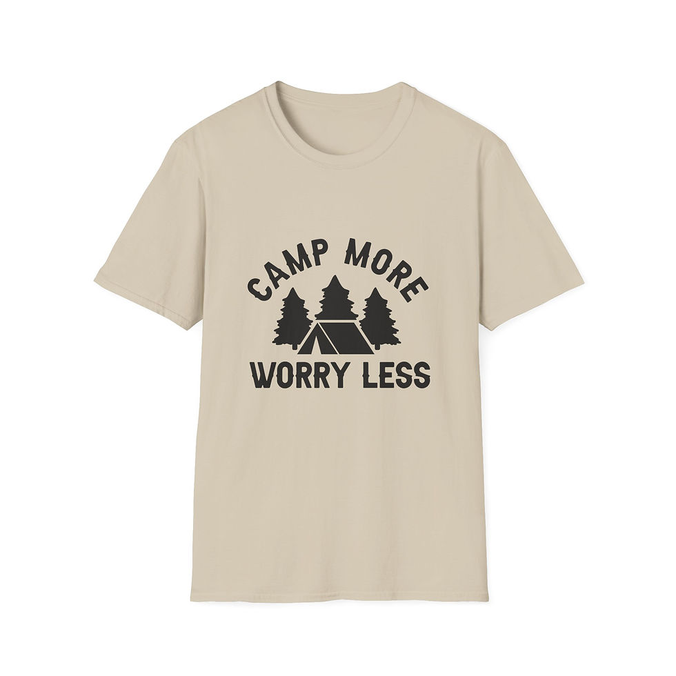 Camp More Worry Less Softstyle T-Shirt