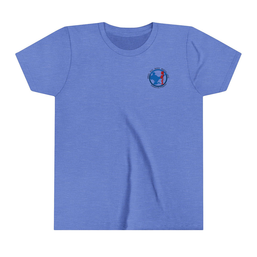 Thumbnail: Youth Short Sleeve Tee - Martial Arts - (Logo front and back)