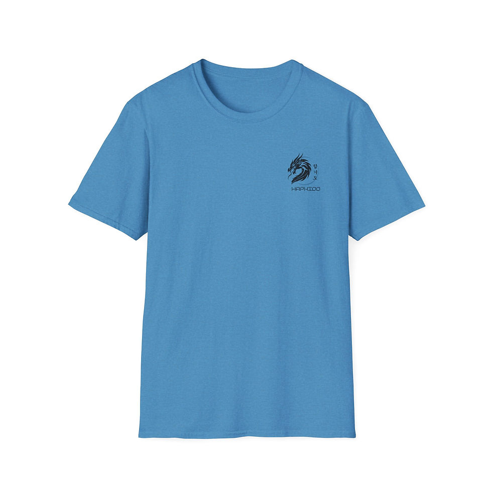 Thumbnail: Hapkido Soft style Omaha Blue Waves Martial Arts T-shirt (decal front only)