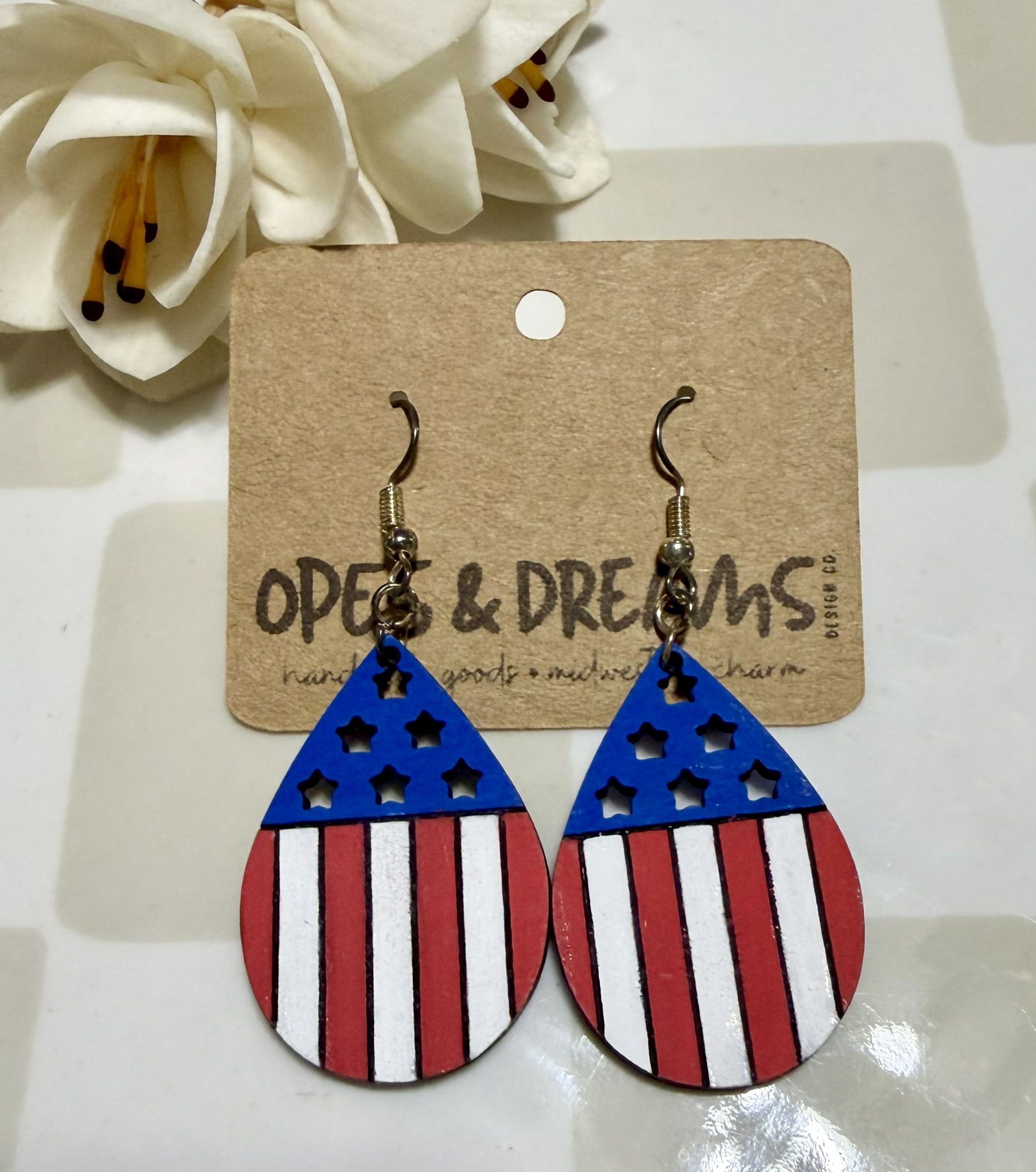 Stars 'n Stripes Dangles by Opes & Dreams Design Co.