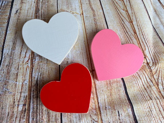 Set of 3 hearts  deSIGNed by Sara