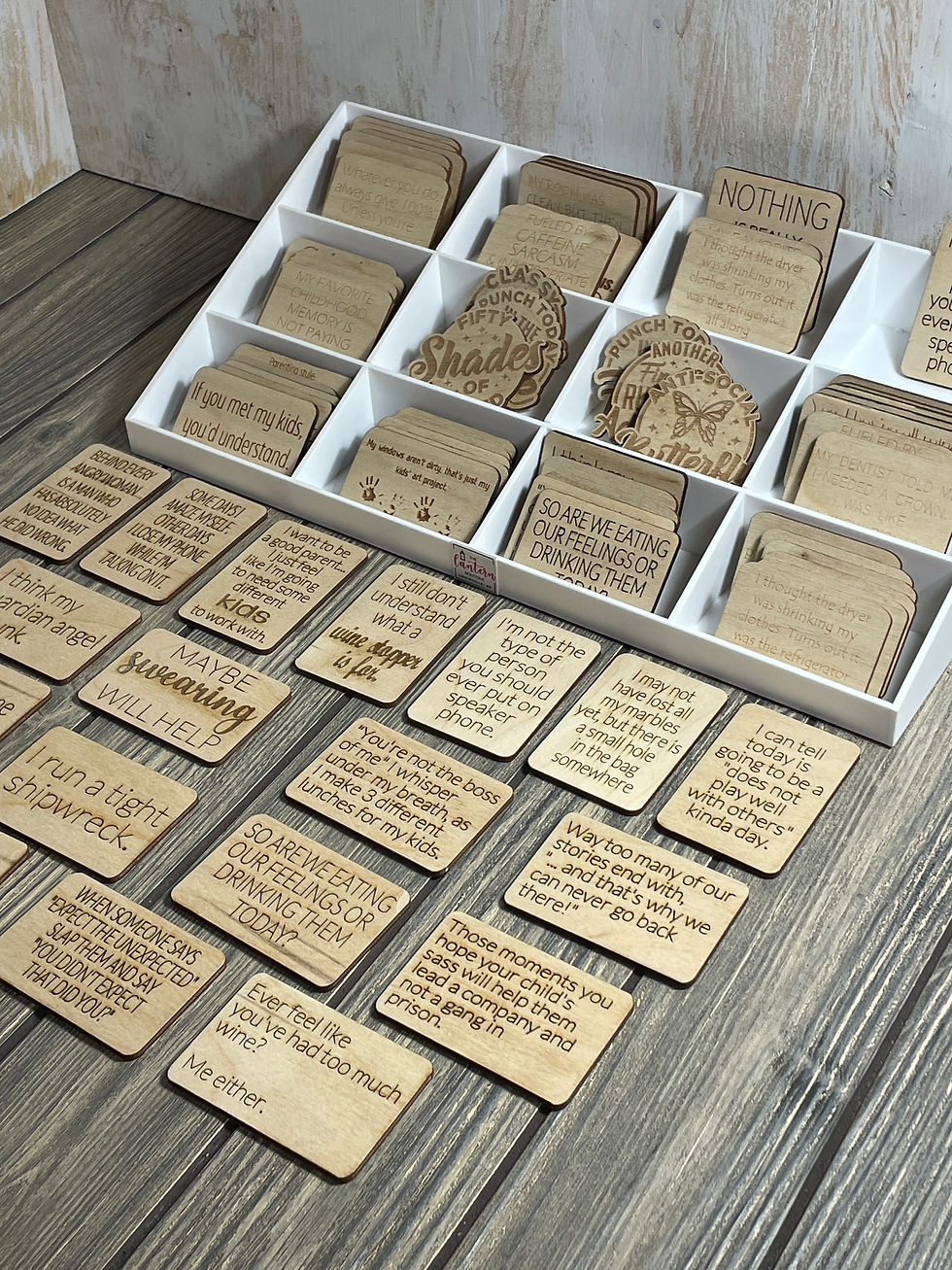 Thumbnail: Snarky Wooden Magnets – The Perfect Touch of Sass for Your Fridge!