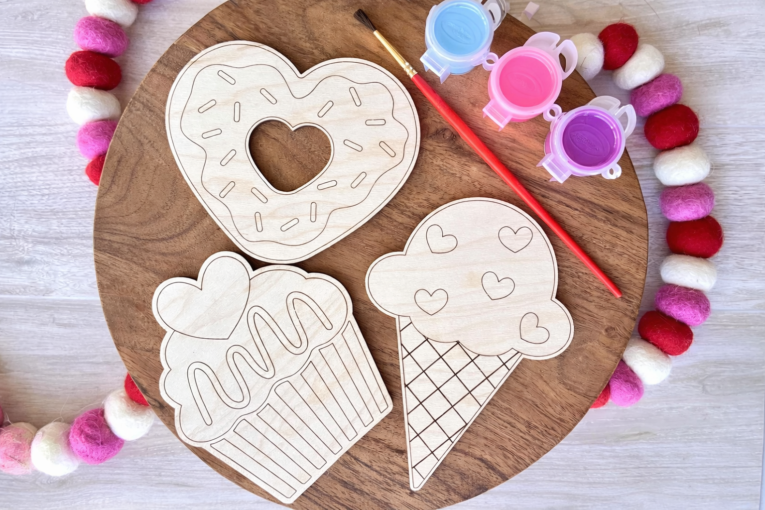 DIY Valentine’s Paint Set – Sweet Treats Edition