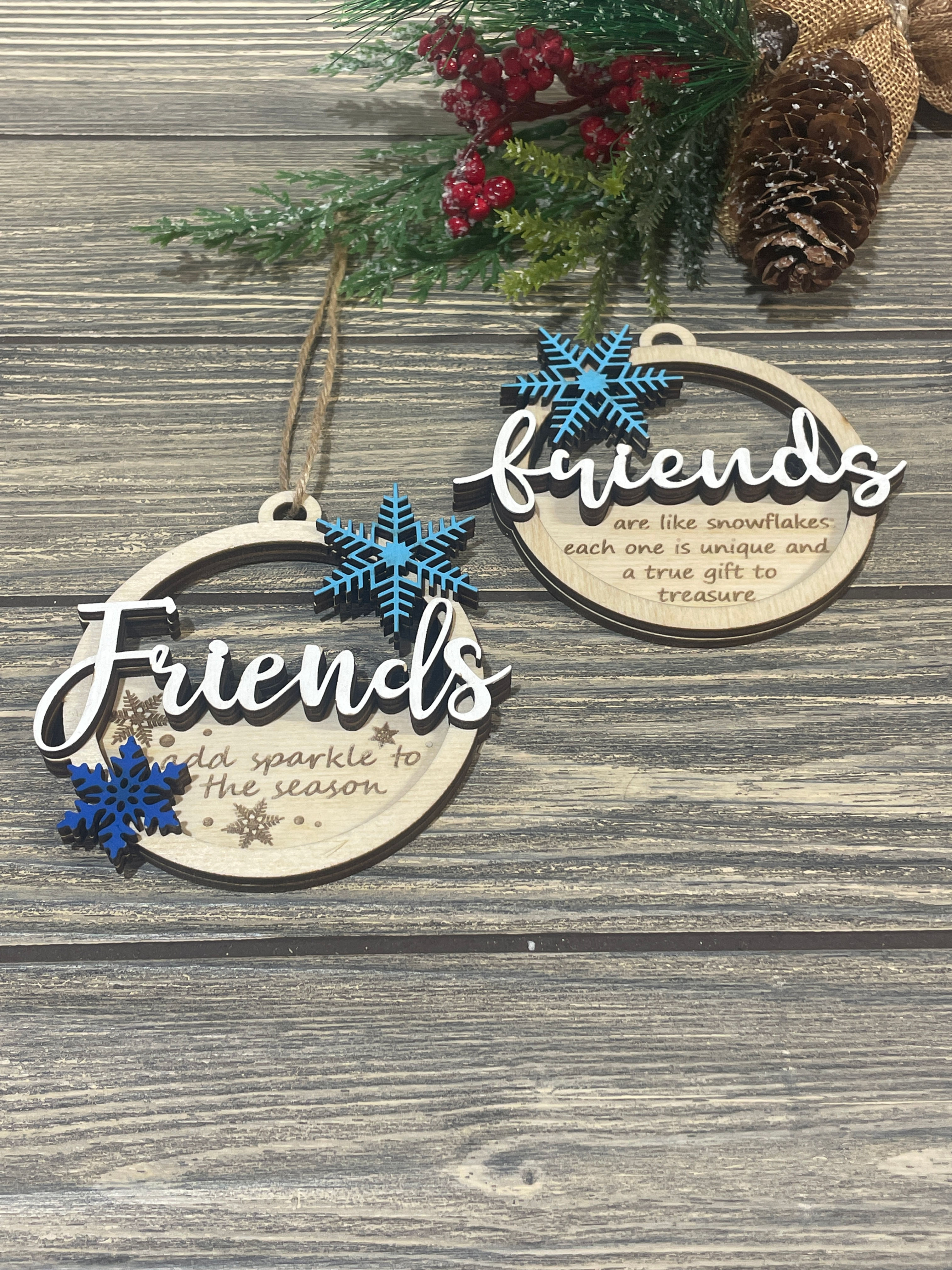 Friends Ornaments
