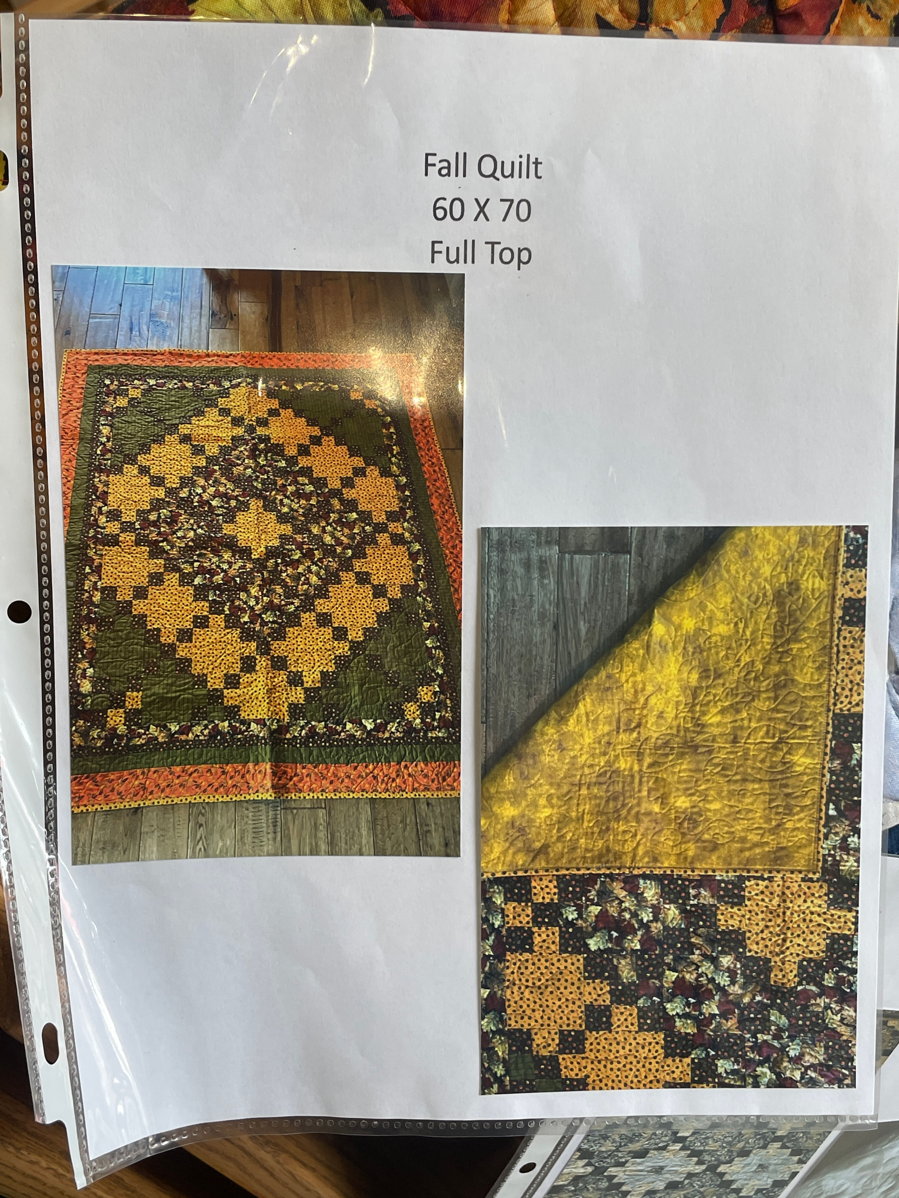 Fall Quilt - South Fork Home Decor and Furniture